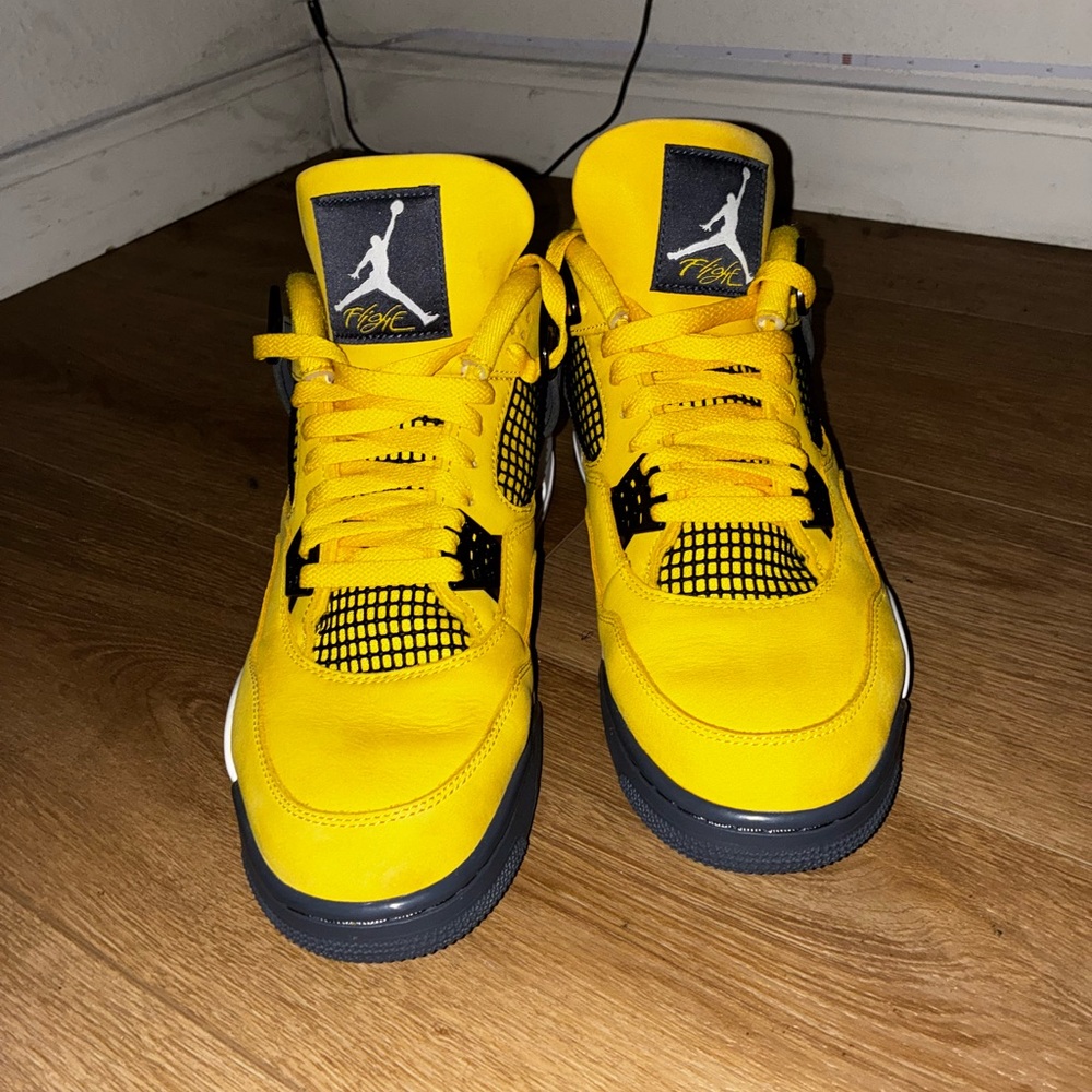 Jordan Athletic Shoes Yellow and Black
